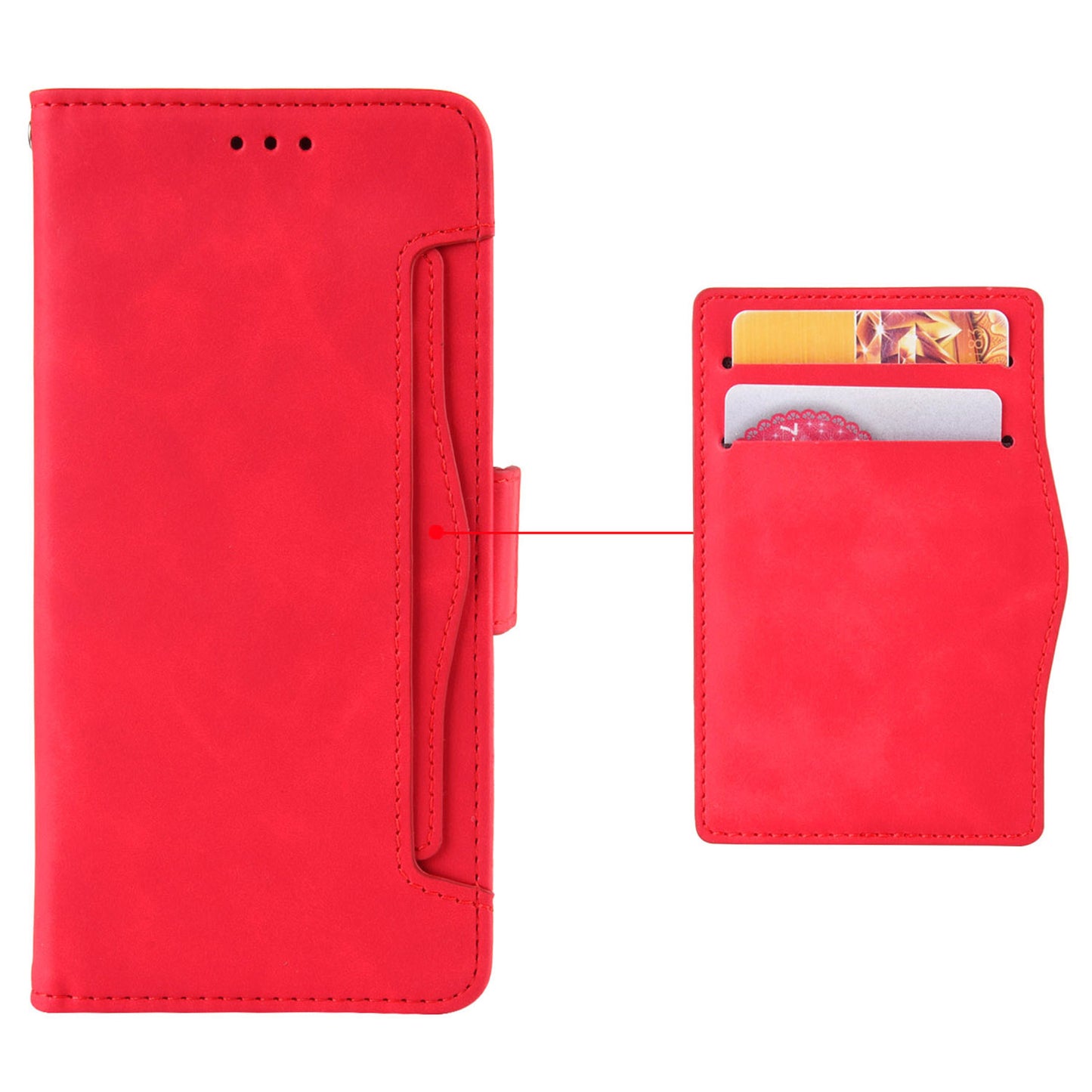 For Infinix Note 30 VIP 5G X6710 Multiple Card Slots PU Leather Case Phone Wallet Stand Cover