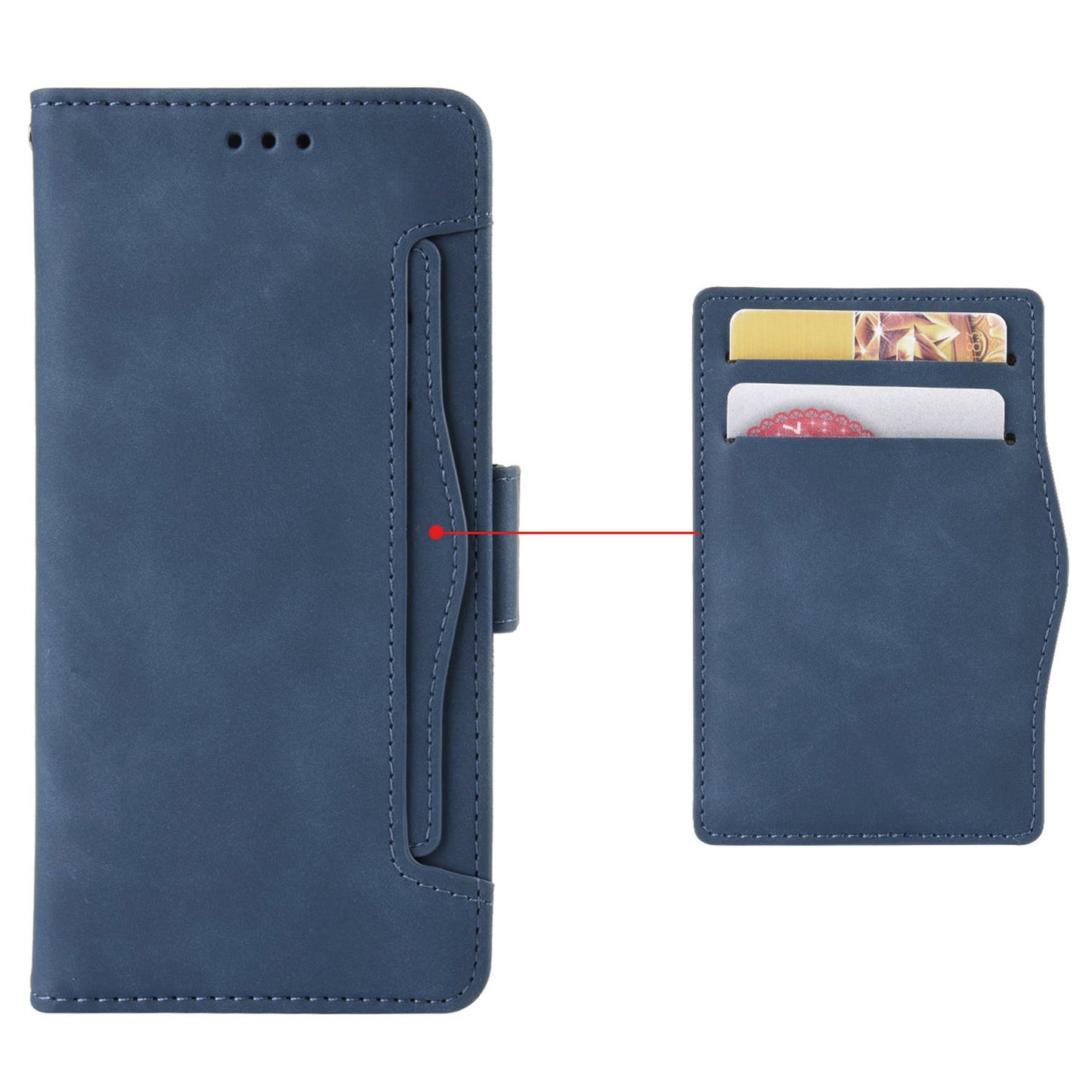 For Infinix Note 30 VIP 5G X6710 Multiple Card Slots PU Leather Case Phone Wallet Stand Cover