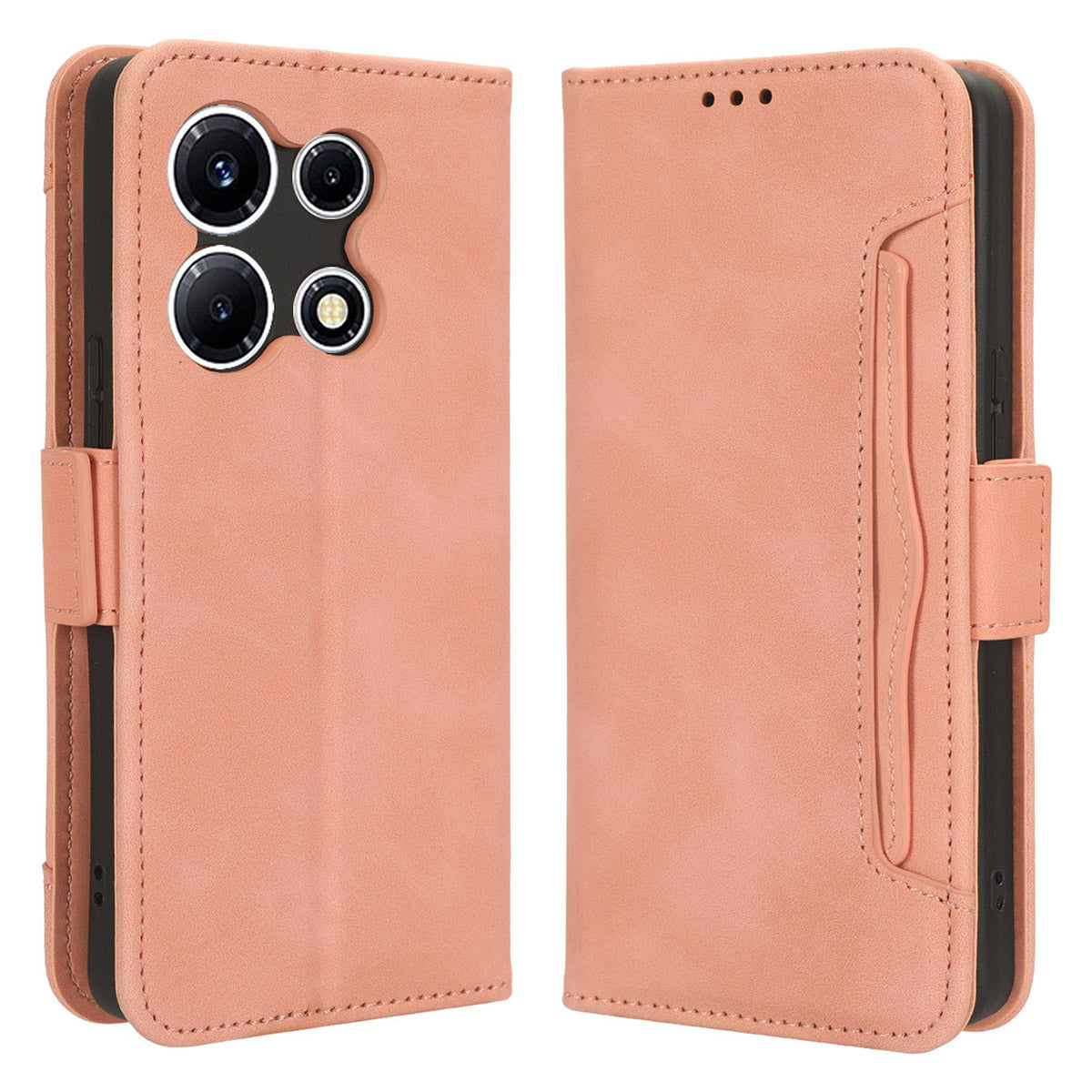 For Infinix Note 30 VIP 5G X6710 Multiple Card Slots PU Leather Case Phone Wallet Stand Cover