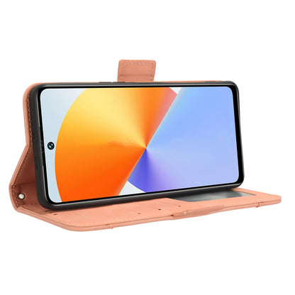 For Infinix Note 30 VIP 5G X6710 Multiple Card Slots PU Leather Case Phone Wallet Stand Cover