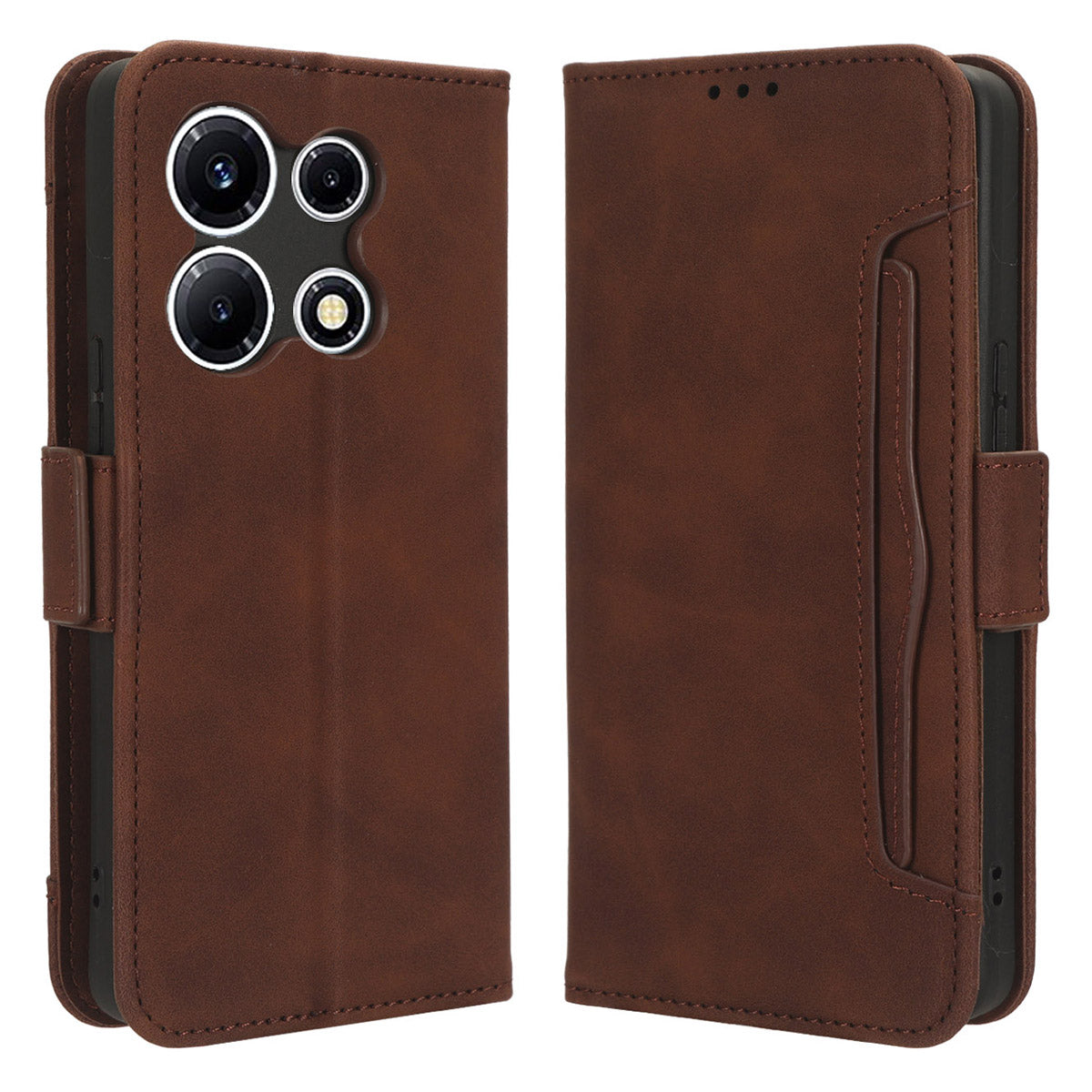 For Infinix Note 30 VIP 5G X6710 Multiple Card Slots PU Leather Case Phone Wallet Stand Cover