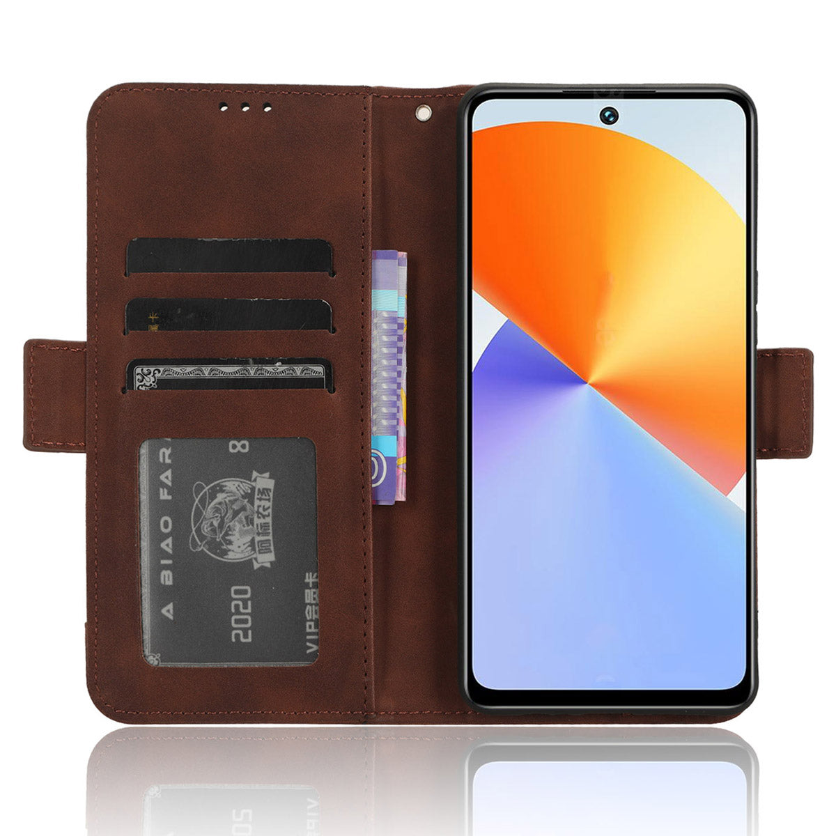 For Infinix Note 30 VIP 5G X6710 Multiple Card Slots PU Leather Case Phone Wallet Stand Cover