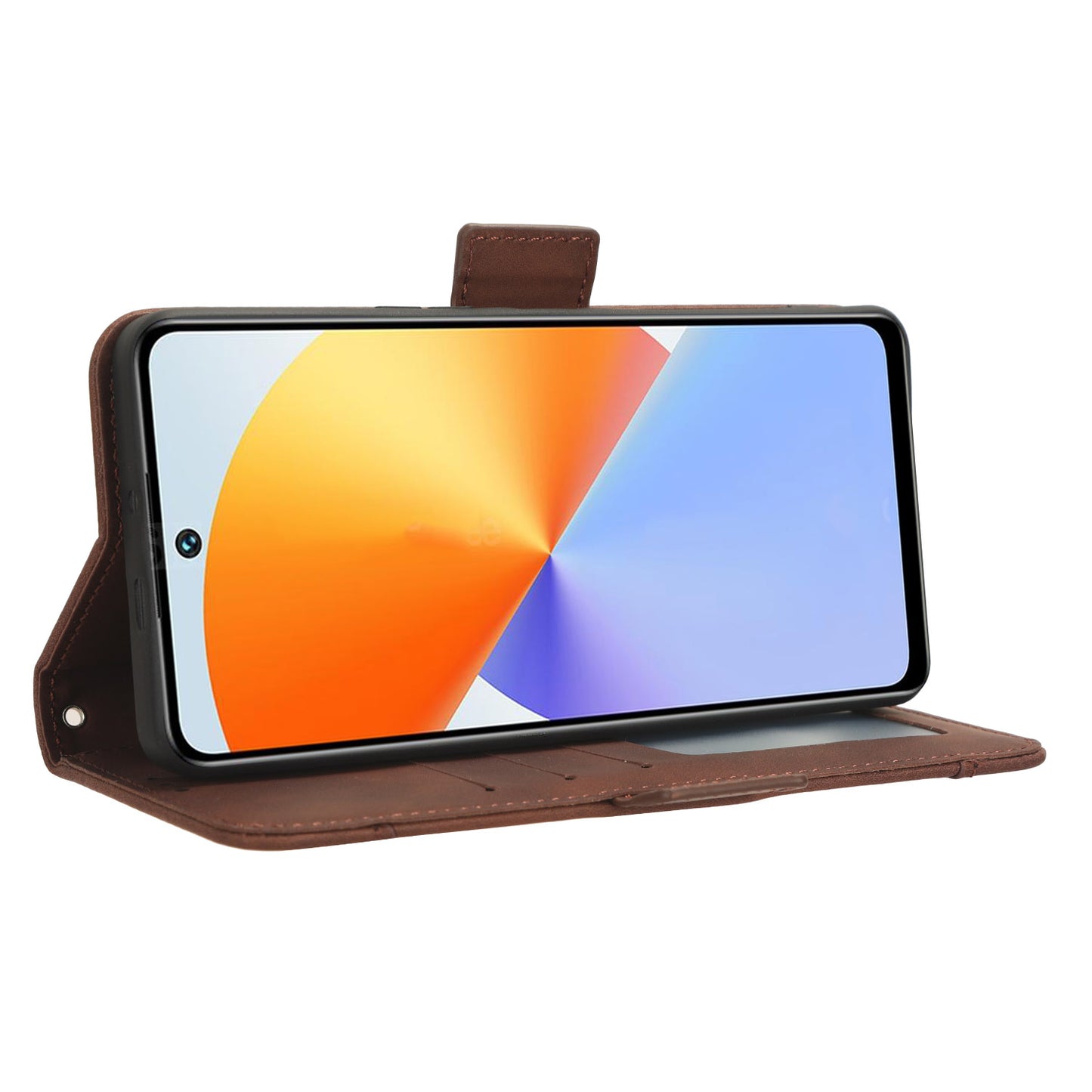 For Infinix Note 30 VIP 5G X6710 Multiple Card Slots PU Leather Case Phone Wallet Stand Cover