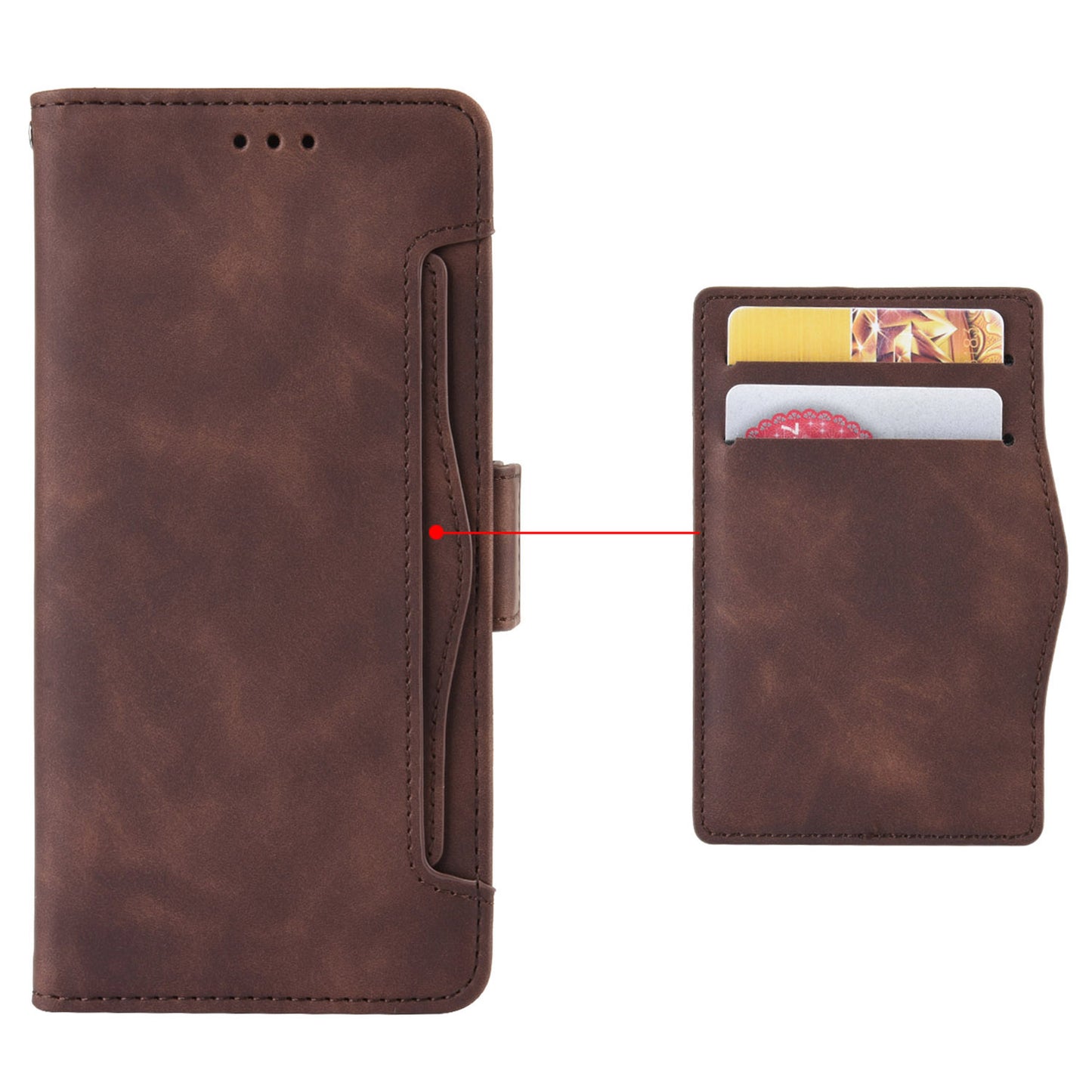 For Infinix Note 30 VIP 5G X6710 Multiple Card Slots PU Leather Case Phone Wallet Stand Cover