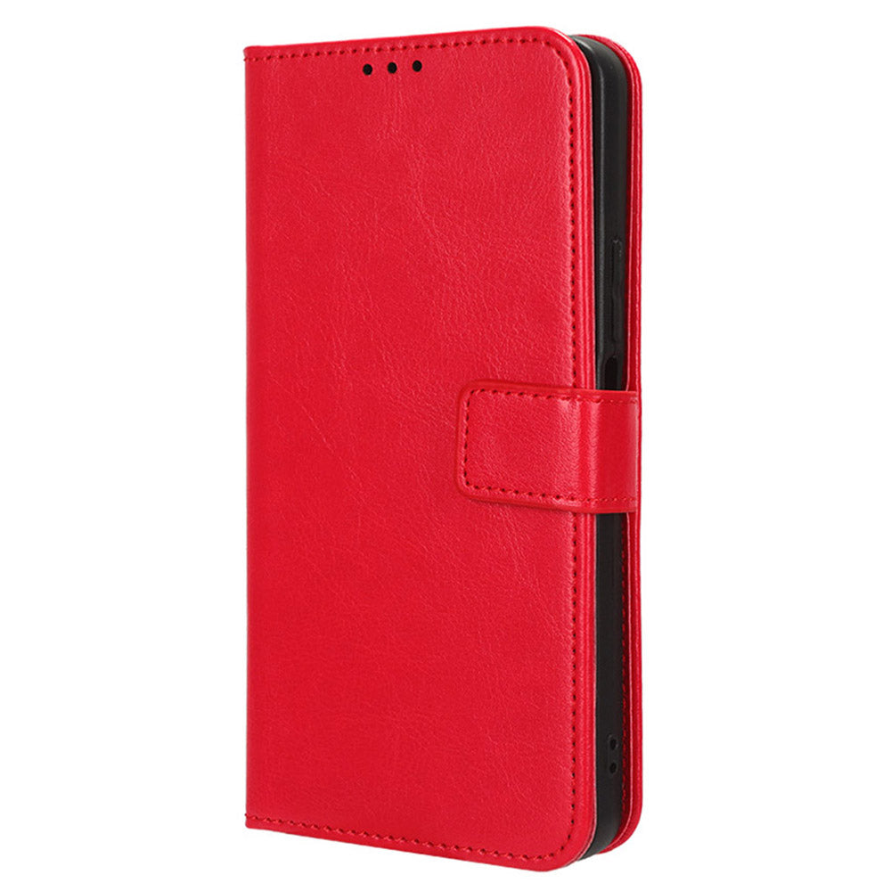For Infinix Note 30 VIP 5G X6710 Crazy Horse Texture Phone Stand Case PU Leather Wallet Cover