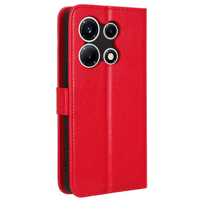 For Infinix Note 30 VIP 5G X6710 Crazy Horse Texture Phone Stand Case PU Leather Wallet Cover