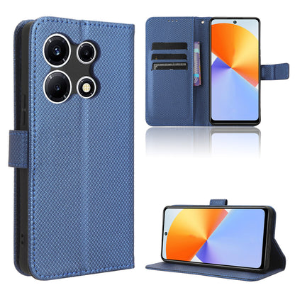 For Infinix Note 30 VIP 5G X6710 PU Leather Cell Phone Case Diamond Texture Wallet Stand Cover