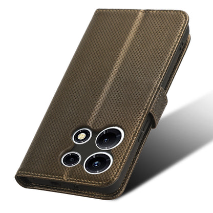 For Infinix Note 30 VIP 5G X6710 PU Leather Cell Phone Case Diamond Texture Wallet Stand Cover