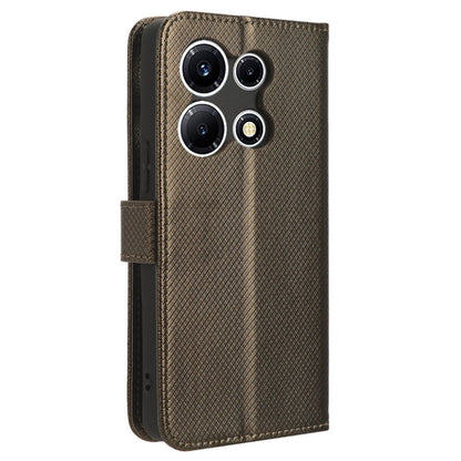 For Infinix Note 30 VIP 5G X6710 PU Leather Cell Phone Case Diamond Texture Wallet Stand Cover
