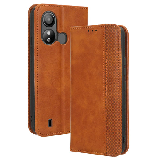 Retro Phone Case for ZTE Blade L220 , PU Leather Cover Stand Magnetic Closing Retro Wallet Shell