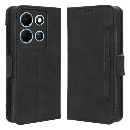 For Infinix Note 30 4G / X6833B / X6716B Anti-Scratch PU Leather Case Wallet Phone Stand Cover with Multiple Card Slots