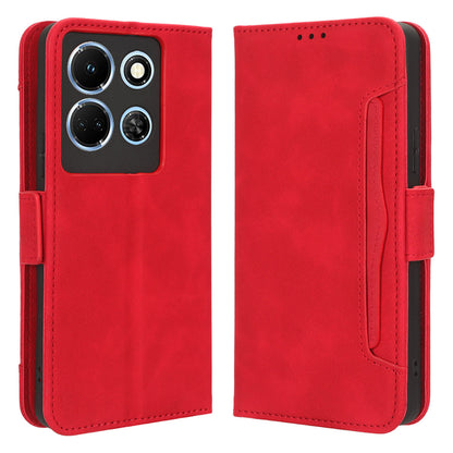 For Infinix Note 30 4G / X6833B / X6716B Anti-Scratch PU Leather Case Wallet Phone Stand Cover with Multiple Card Slots