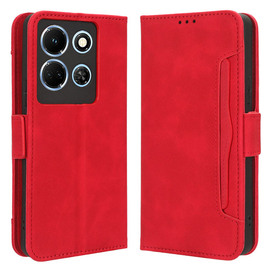 For Infinix Note 30 4G / X6833B / X6716B Anti-Scratch PU Leather Case Wallet Phone Stand Cover with Multiple Card Slots