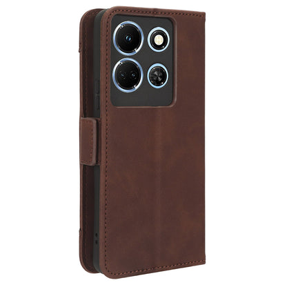 For Infinix Note 30 4G / X6833B / X6716B Anti-Scratch PU Leather Case Wallet Phone Stand Cover with Multiple Card Slots