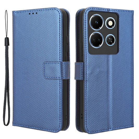 For Infinix Note 30 4G / X6833B / X6716B Wallet Shockproof Phone Case Diamond Texture PU Leather Stand Cover