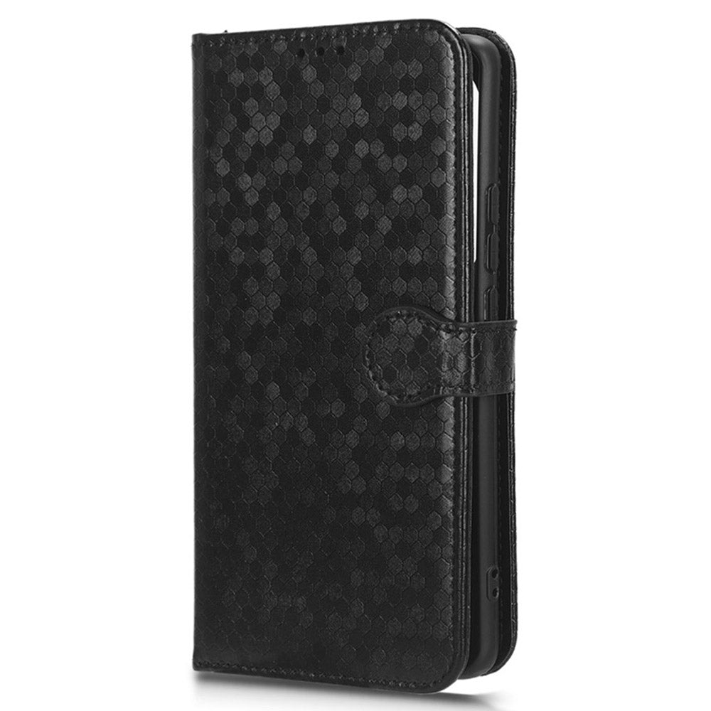 For Infinix Note 30 VIP 5G Phone Wallet Case Dot Imprinted Stand PU Leather Cover