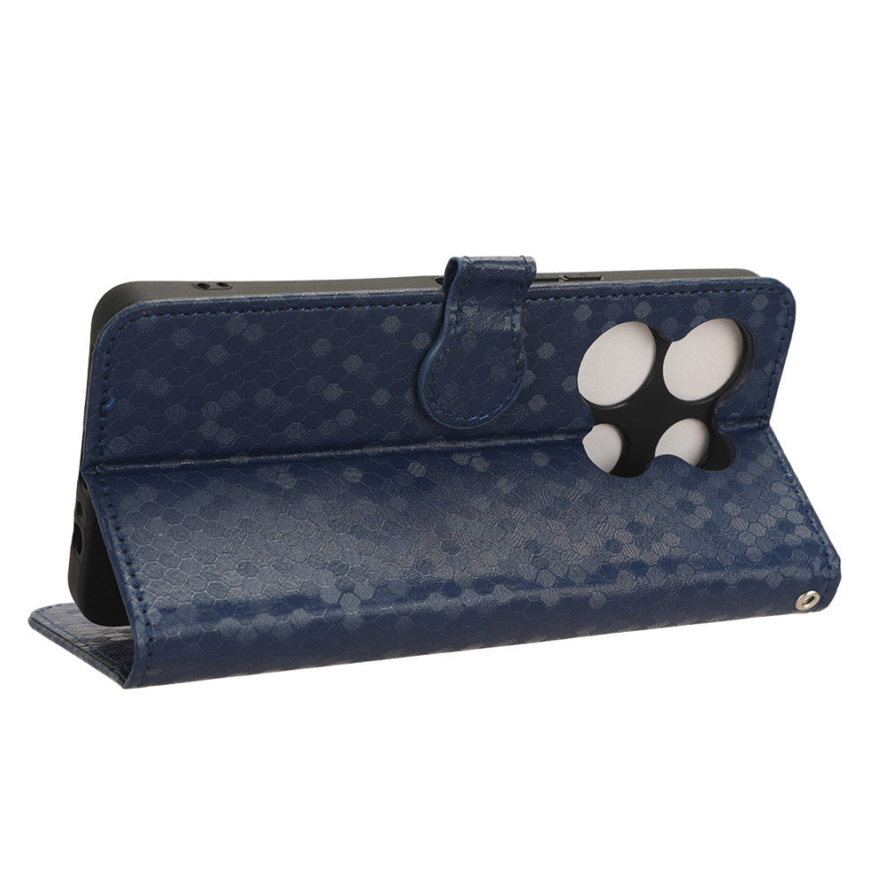 For Infinix Note 30 VIP 5G Phone Wallet Case Dot Imprinted Stand PU Leather Cover