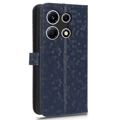 For Infinix Note 30 VIP 5G Phone Wallet Case Dot Imprinted Stand PU Leather Cover
