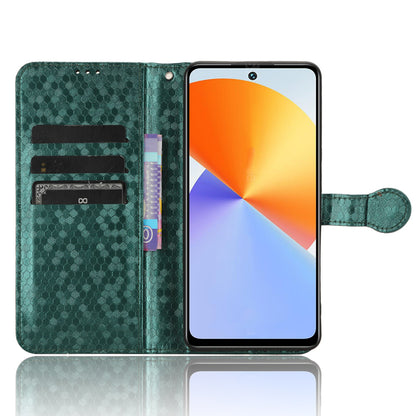 For Infinix Note 30 VIP 5G Phone Wallet Case Dot Imprinted Stand PU Leather Cover