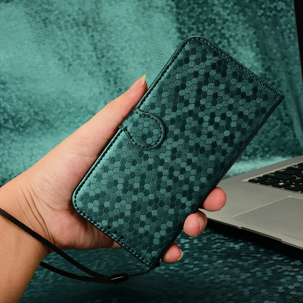 For Infinix Note 30 VIP 5G Phone Wallet Case Dot Imprinted Stand PU Leather Cover