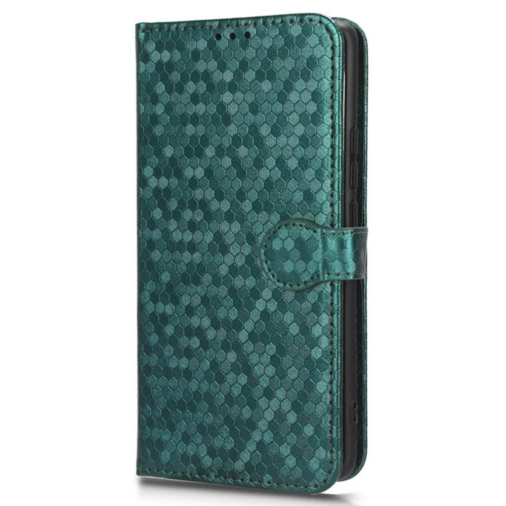 For Infinix Note 30 VIP 5G Phone Wallet Case Dot Imprinted Stand PU Leather Cover