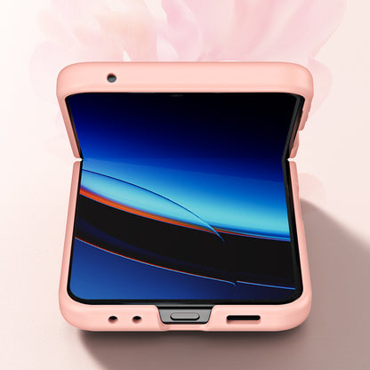 For Motorola Razr 40 Ultra 5G PU Leather + Hard PC Phone Case Retractable Strap Hinge Protection Cover