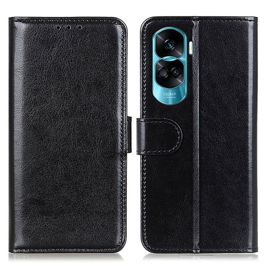 For Honor 90 Lite 5G / X50i PU Leather Cell Phone Case Stand Crazy Horse Texture Cover Wallet