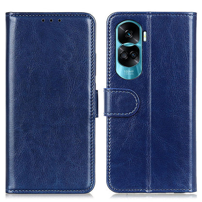 For Honor 90 Lite 5G / X50i PU Leather Cell Phone Case Stand Crazy Horse Texture Cover Wallet