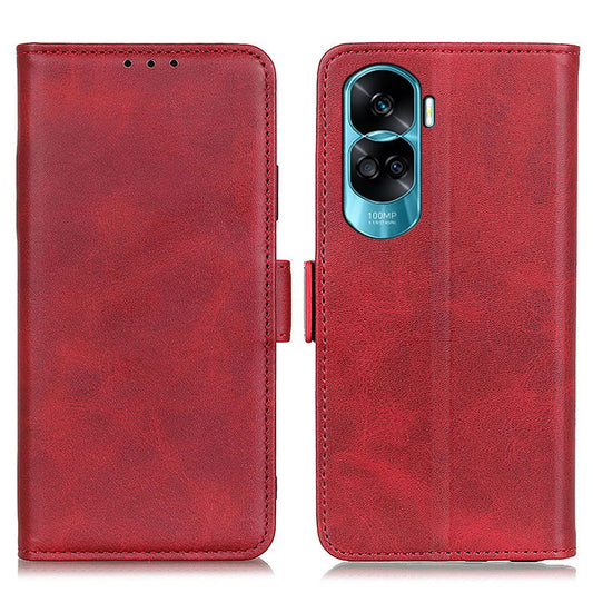 For Honor 90 Lite 5G / X50i Multifunction Wallet Case Cowhide Texture PU Leather Phone Stand Cover