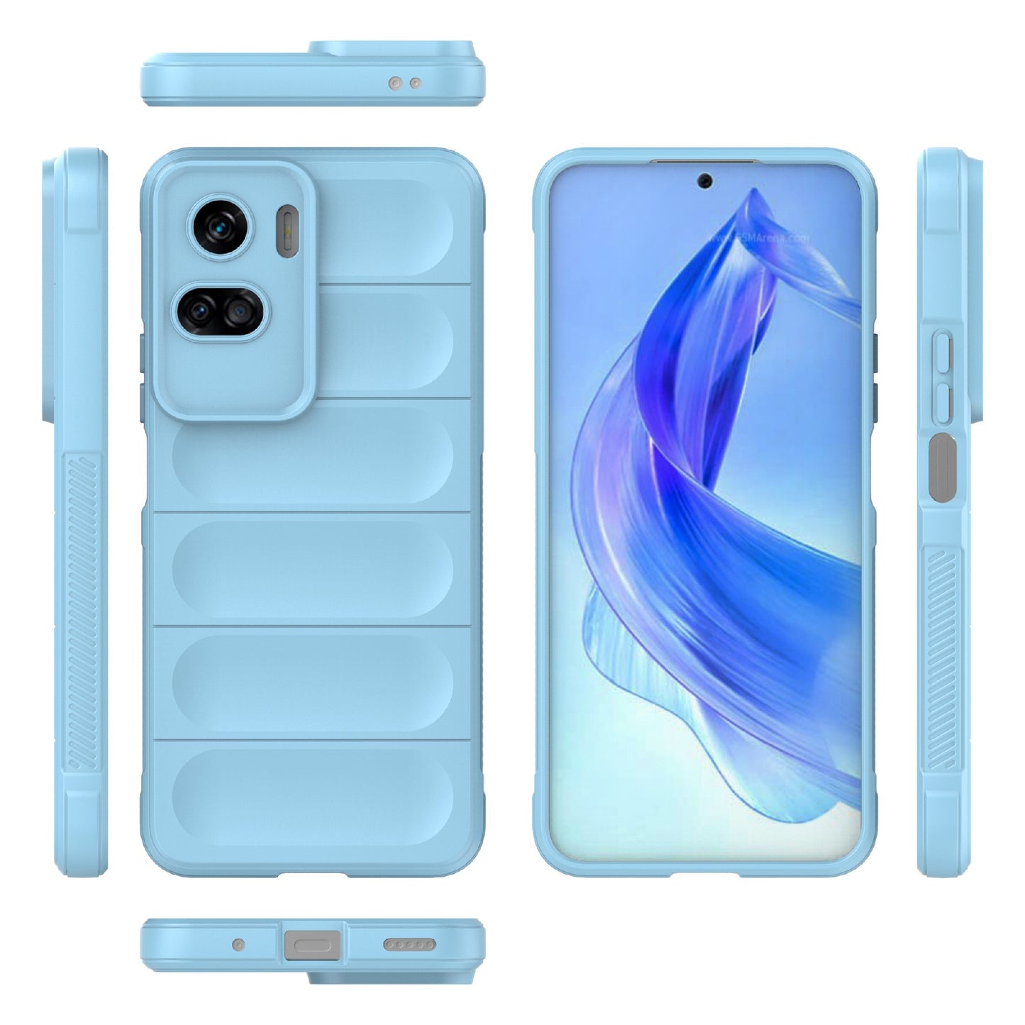 TPU Phone Case for Honor 90 Lite 5G Rugged Drop-proof Slim Phone Cover