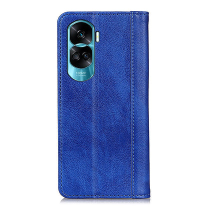 For Honor 90 Lite 5G / X50i 5G Litchi Texture Split Leather Phone Case Wallet Stand Phone Cover