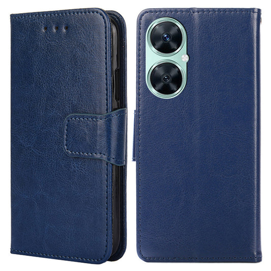 For Huawei Enjoy 60 Pro / Nova 11i / Maimang 20 Wallet Stand Case Anti-scratch Textured PU Leather Phone Cover