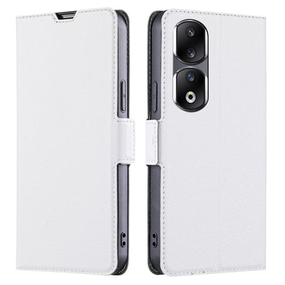 For Honor 90 Pro Phone Stand Case PU Leather Shockproof Card Slot Design Phone Cover
