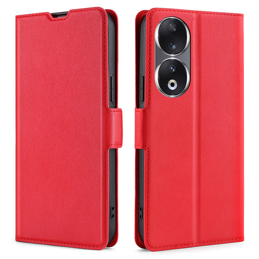 For Honor 90 Cell Phone Case PU Leather Card Slot Design Stand Phone Cover