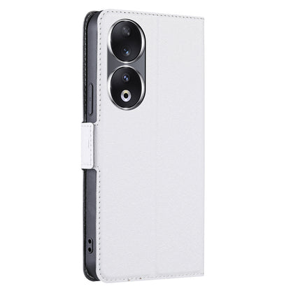 For Honor 90 Cell Phone Case PU Leather Card Slot Design Stand Phone Cover