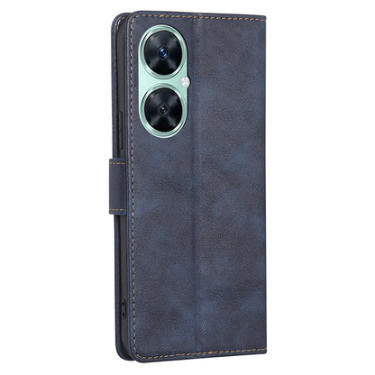 For Huawei Enjoy 60 Pro / Nova 11i / Maimang 20 Leather Shell Cowhide Texture Wallet RFID Blocking Phone Stand Cover