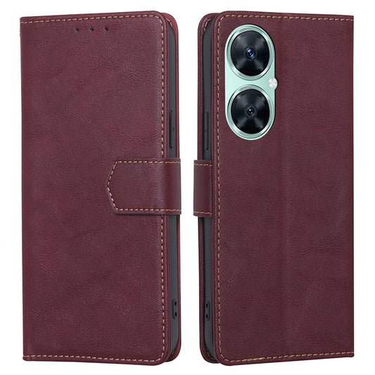 For Huawei Enjoy 60 Pro / Nova 11i / Maimang 20 Leather Shell Cowhide Texture Wallet RFID Blocking Phone Stand Cover