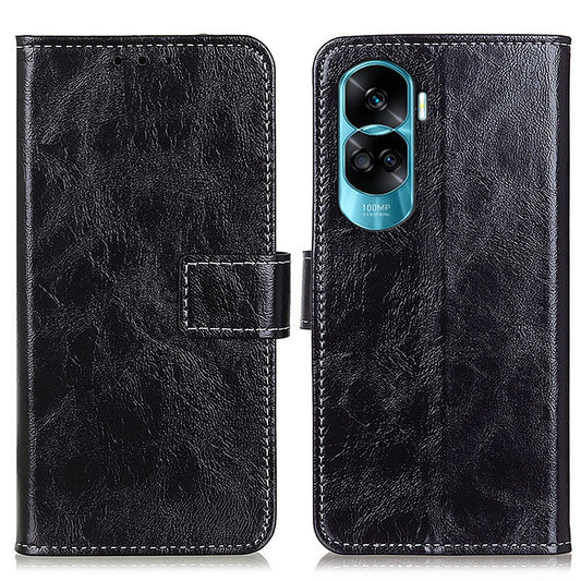 For Honor X50i 5G / 90 Lite 5G Flip Leather Wallet Case Retro Crazy Horse Texture Stand Phone Cover
