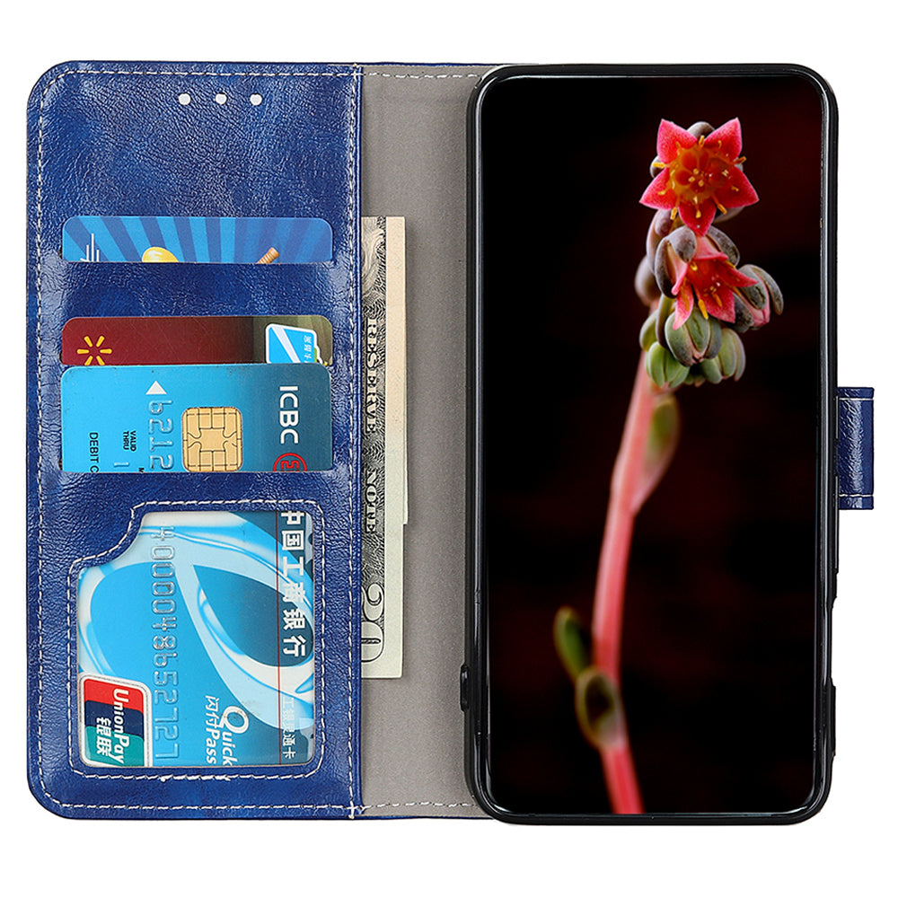 For Honor X50i 5G / 90 Lite 5G Flip Leather Wallet Case Retro Crazy Horse Texture Stand Phone Cover