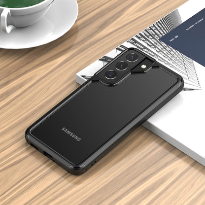 Defense Armor Series Clear Case for Samsung Galaxy S22 5G , TPU + PC Protective Phone Cover