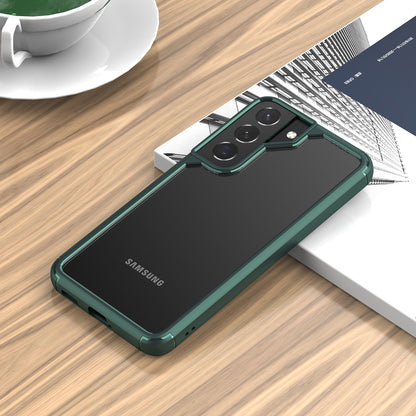 Defense Armor Series Clear Case for Samsung Galaxy S22 5G , TPU + PC Protective Phone Cover