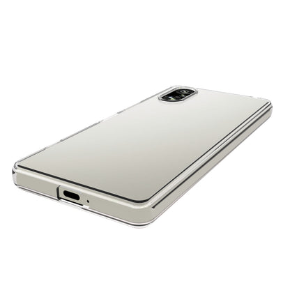 10Pcs / Pack For Sony Xperia 5 V Clear Flexible TPU Case Inner Watermark-Free Texture Mobile Phone Cover