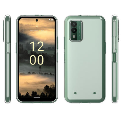 10Pcs  /  Pack For Nokia XR21 Phone Cover TPU Case Inner Watermark-Free Texture Clear Cell Phone Protector