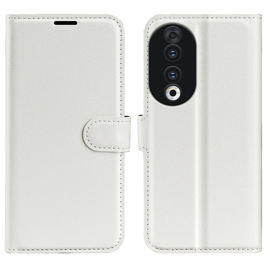 For Honor 90 Wallet Litchi Texture Shell Phone Cover Stand Mobile Phone PU Leather Case