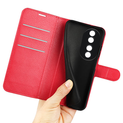 For Honor 90 Wallet Litchi Texture Shell Phone Cover Stand Mobile Phone PU Leather Case