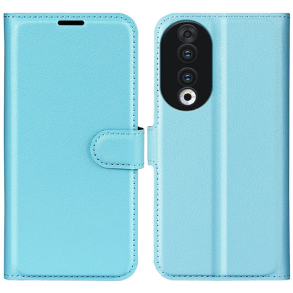 For Honor 90 Wallet Litchi Texture Shell Phone Cover Stand Mobile Phone PU Leather Case