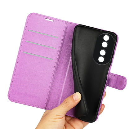 For Honor 90 Wallet Litchi Texture Shell Phone Cover Stand Mobile Phone PU Leather Case