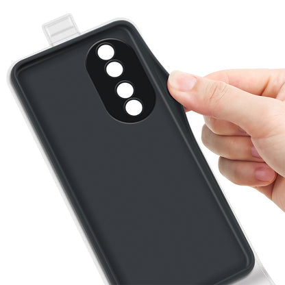 For Honor 90 TPU+PU Leather Phone Shell Vertical Flip Case Mobile Phone Cover with Card Slots