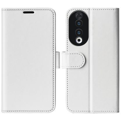 For Honor 90 PU Leather Shell Stand Cover Crazy Horse Texture Wallet Flip Phone Case