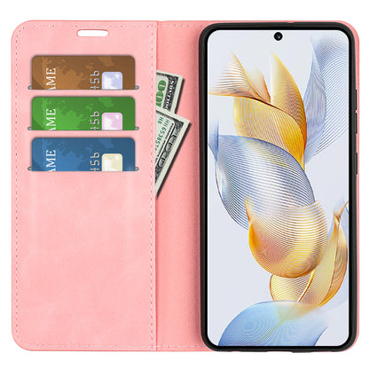 For Honor 90 Wallet Flip Cell Phone Case Skin-touch Stand Shockproof PU Leather Cover